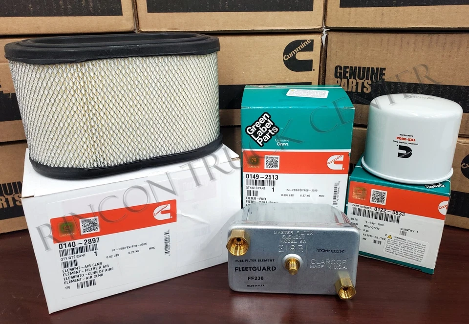 CUMMINS ONAN MAINTENANCE KIT HDKAK, HDKAJ, HDKAK, HDKAT, HDKAU, HDKAV SPEC A-K