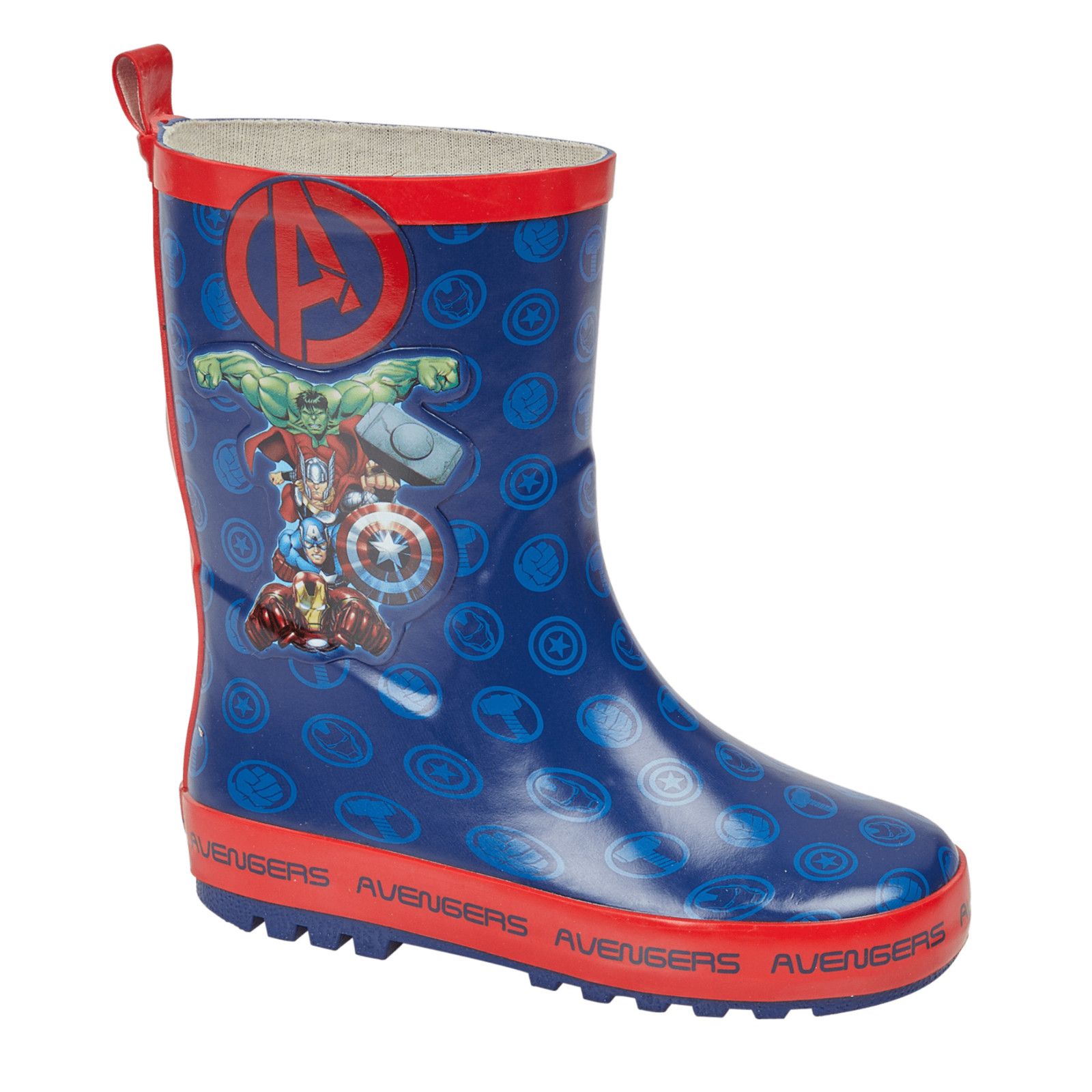 GIRLS BOYS CARTOON CHARACTERS WELLINGTON BOOTS JUNIOR WELLIES WITH LINING