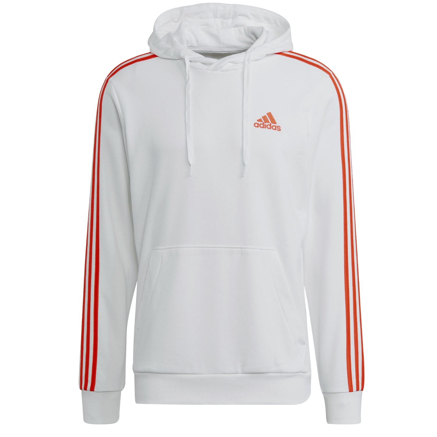 adidas Kapuzenpullover Толстовка с капюшоном, пуловер, свитер Herren im 3 Streifen Design weiß
