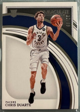 CHRIS DUARTE 2021-22 Panini Immaculate Collection Rookie Card RC 12/99