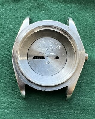 Authentic Rolex Datejust 34mm 1500 Case Back OC#713