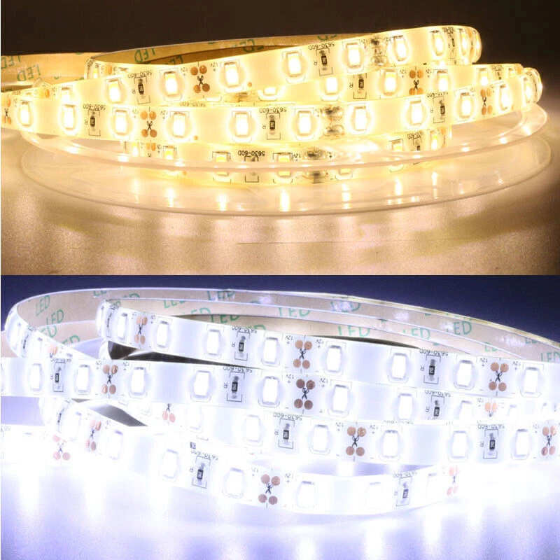 1/3/5m LED Strip Waterproof Lights 5630 SMD Tape Cabinet TV Lighting Decorations - Image 2 of 4