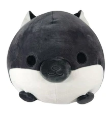Takashoji 13” Dark Gray Shiba Inu Dog Plush Kuroshiro Shiba-chan Round1 *READ*