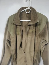 Medium Long POLARTEC Fleece Jacket Coyote Brown Level 3 Polar Thermal Militar