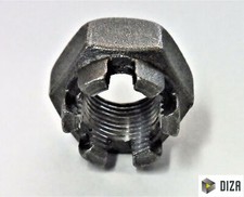 Kronenmuttern DIN 935 -1  Stahl blank Festigkeitsklasse 6   M6 bis M33