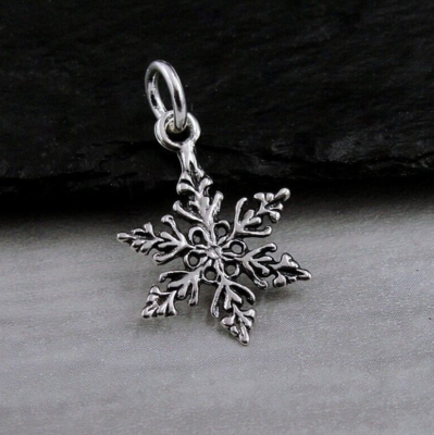 925 Sterling Silver Snowflake Charm Christmas Christmas