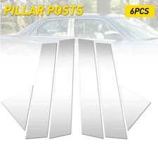 For 2005-2010 Chrysler 300 300C Dodge Pillar Posts Door Window Trim Cover Chrome