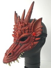 Halloween Dragon Mask Half Face Foam Cosplay Fantasy Costume Party Lightweight