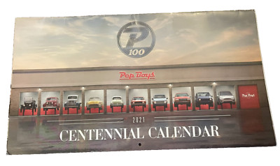 2021 Pep Boys Centennial Calendar Celebrating 100 Years New Cars Engines