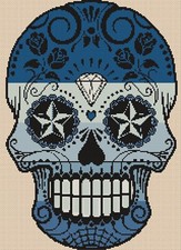 Sugar Skull Counted Cross Stitch Chart No. 7-364/45  