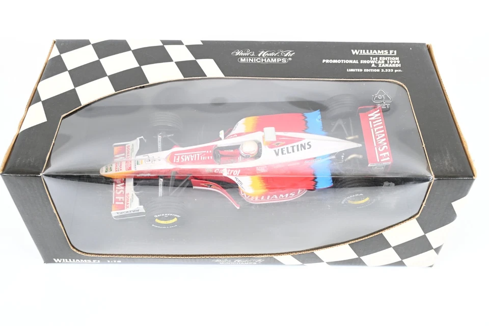 Minichamps 1/18 Williams F1 Promotional Alex Zanardi 1999 Diecast Model Car - Image 2 of 4