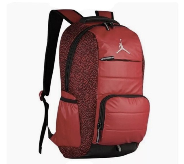 *Brand New* NIKE AIR JORDAN Red All World Backpack SchoolLaptop
