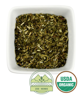 Organic Skullcap Herb, c/s (Scutellaria lateriflora)