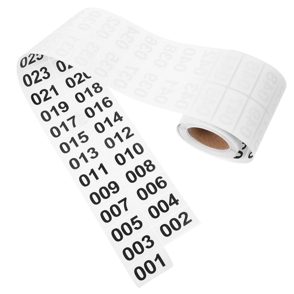 Label Maker Big Moving Number Labels Stickers Self-adhesive