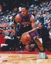 Morris Peterson Autographed 8x10 Toronto Raptors F223