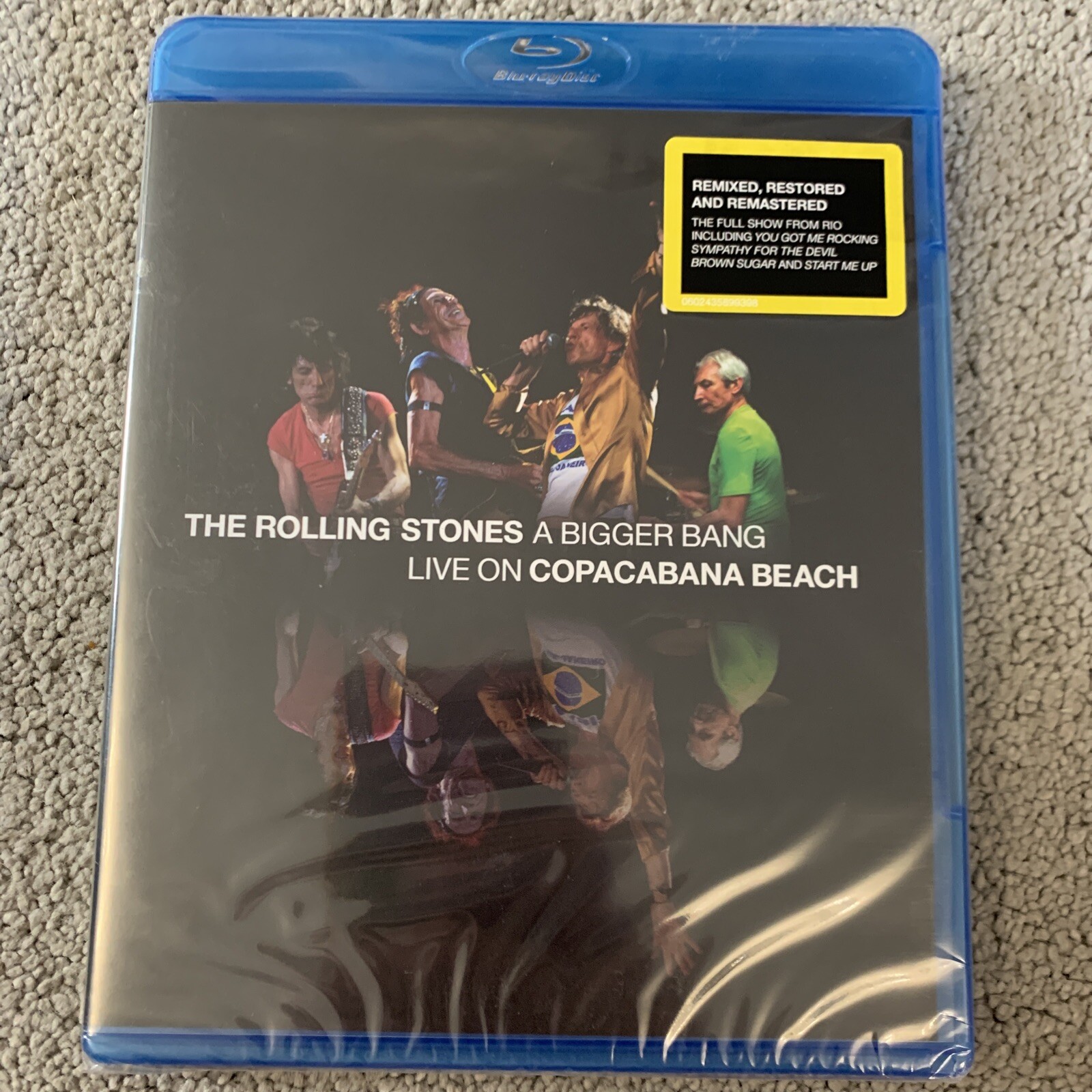 Bigger Bang: Live on Copacabana Beach by The Rolling Stones Blu-Ray New Sealed