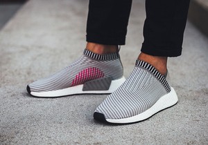 Adidas NMD CS2 size 13. Grey White Pink 