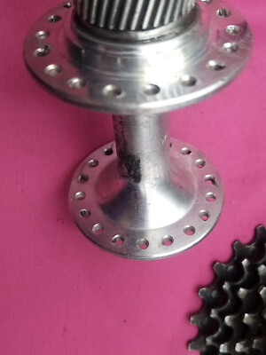 Moyeu Arrière Maillard Helicomatic 36 Trous - Aluminium Argenté - Occasion France