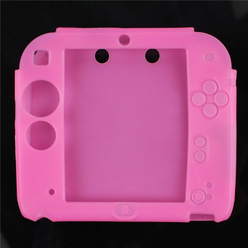 1/2 Pack Protective Soft Silicone Rubber Gel Skin Case Cover for Nintendo 2DS - Picture 12 of 41