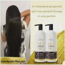 Kit 2x100ml Lissage SANS FORMOL à la Protéine de Soie Borabella NAO CHORE MAIS 