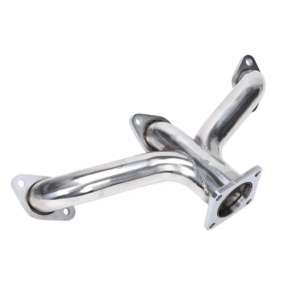 for 1932-1953 Ford Car Truck Flathead V8 Shorty Center Dump Manifold Headers Kit - Image 3 of 4