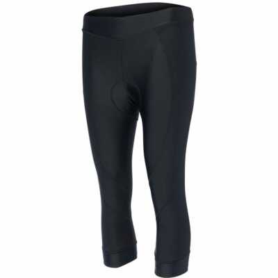 Madison Keirin Damen 3/4 Radshorts, Reiten, schwarz 