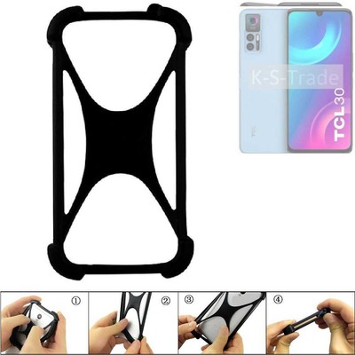 Bumper für TCL 30+ Silikon Hülle Softcase Stoßschutz Kantenschutz Schutz Hül