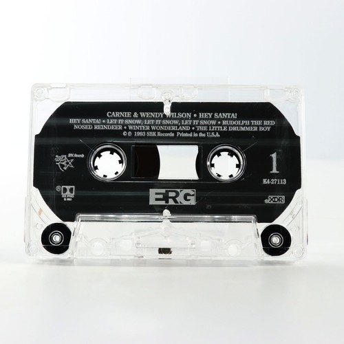 Hey Santa! by Wendy & Carnie Wilson (Cassette Tape, 1993, SBK) TESTED Christmas - Picture 3 of 6