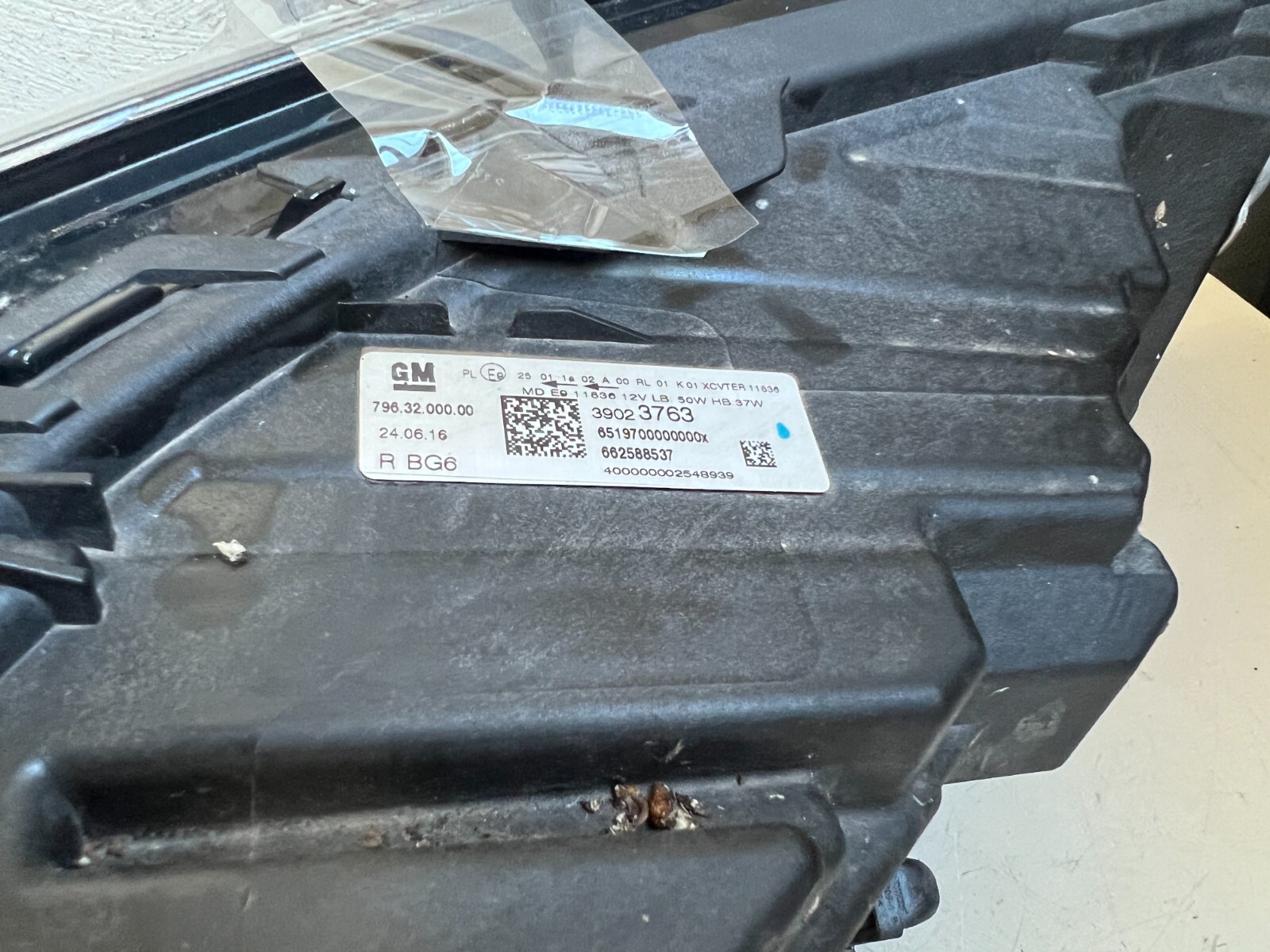 Frontscheinwerfer Opel Astra K 39023763 Rechts Scheinwerfer 