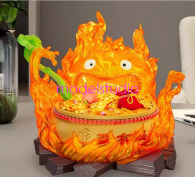 VS Studio Howl's Moving Castle Calcifer Model PU Pre-order Painted H18cm Anime