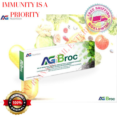 14 Sachets AGBroc Nutrition Supplement Highest Improving Your Immune System