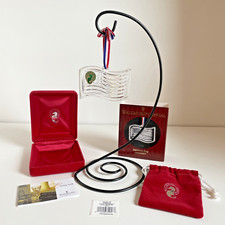 WATERFORD Crystal "SPIRIT OF AMERICA" FLAG Ornament 108601 Ireland made Patriot