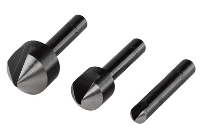 Set Wolfcraft 2504000 Countersink Drill Bit 3 Pieces NEW