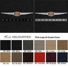 Lloyd Mats Velourtex Chrysler Crossfire Double Logo Floor Mats 2004-2008