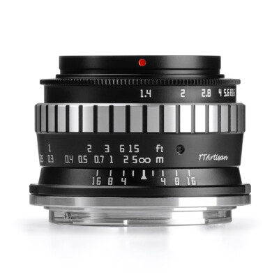 TTArtisan 23mm f/1.4 for Nikon Z mount camera (APS-C) =Black x Silver=