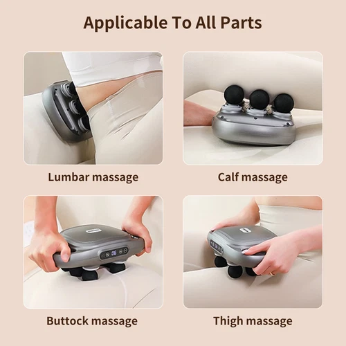 6 Head Massage Gun Deep Tissue Percussion Massager for Muscle Vibrating Relax - Picture 10 of 38