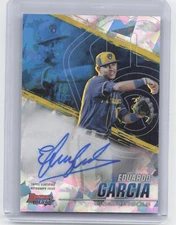 2021 Bowman's Best #B21-EG Eduardo Garcia Atomic Auto #/25