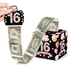 16th 18th 21st Cash Pull Gift Boxs Birthday Surprise Money Gift Boxes  Party