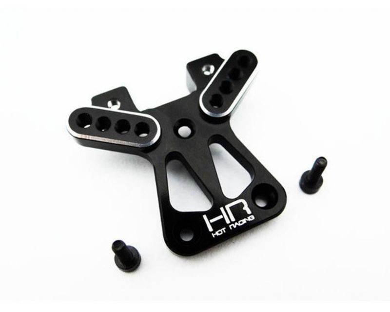 Hot Racing Black Aluminum Front Shock Tower for the Teton and SST HRALTN2801