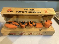Pro-Work Set Cucina Completo Cinque Pezzi, Set Router per Ebanisteria