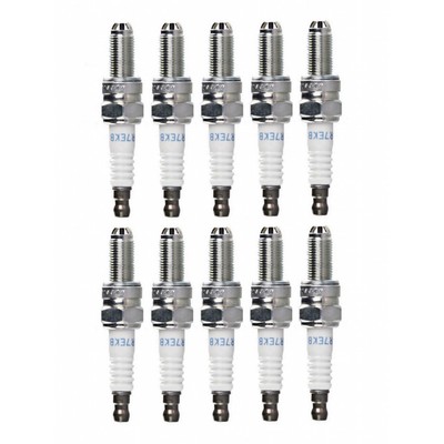 NGK For Aprilia Scarabeo 500 ie 2008 2009 Nickel Spark Plug Box of 10 (CR7EKB)