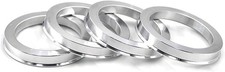 Hub Centric Rings 73.1 To 66.1 Set Of 4 - Alloy Aluminum Spigot Hubrings For 66 Hub Centric Rings 73.1 To 66.1 Set Of 4 - Alloy Aluminum Spigot Hubrings For 66