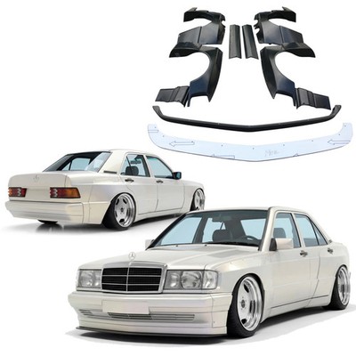 VSaero FRP TKYO Body Kit 12pc E (W201) for 190 Mercedes-Benz 88-93