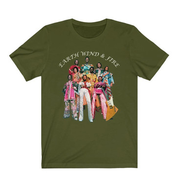 NEW Earth Wind & Fire Tour Concert Cotton Green T Shirt S-5XL CC160