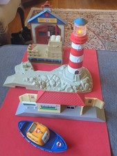 Lot Of 3 GULLANE Thomas the Train buildings MATTEL  Boat Clean