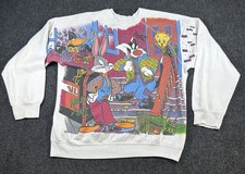 VTG Looney Tunes Tultex -Just Playing Around Crew Neck Sweatshirt 1994 X-Large