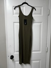 Fashion Nova Dress - Size S Olive Green