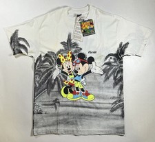Vintage Disney Mickey  Minnie Mouse T Shirt XL New With Tags Has Stains As Is