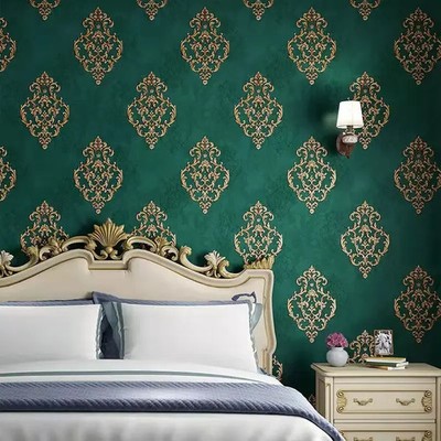 European-style Wall Stickers 3d Self-adhesive Home Decor Non-woven Wallpapers