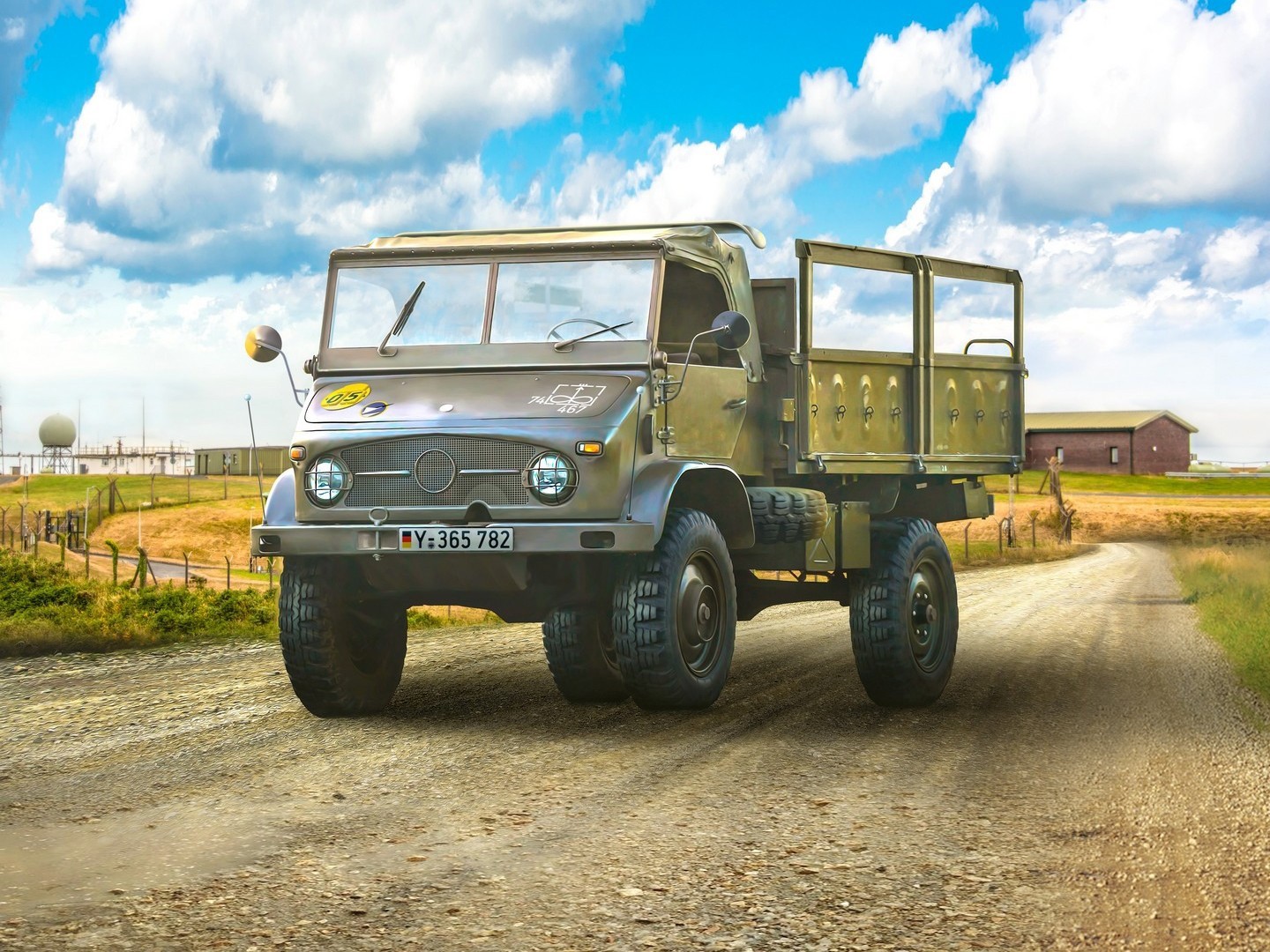 ICM 1:35 Unimog S 404 German Military Truck Plastic Model Kit